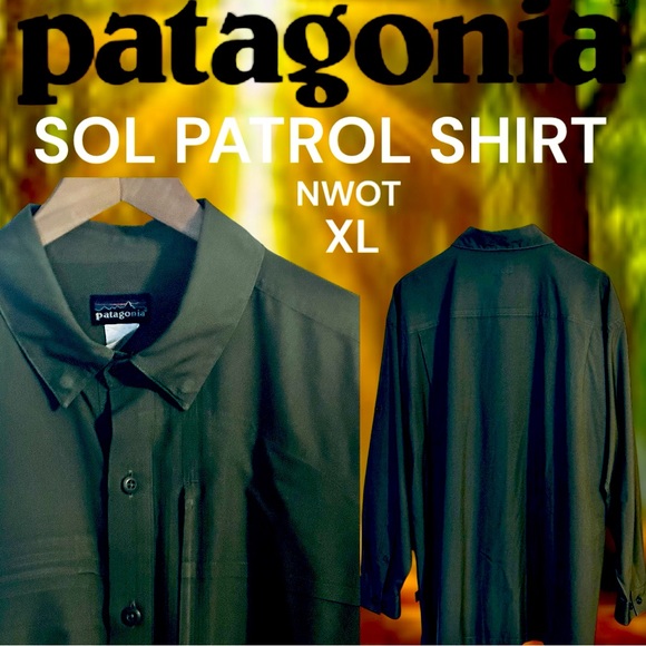 Patagonia Other - PATAGONIA SOL PATROL MENS XL LONG SLEEVE SPORT SHIRT. TWO VENTED FRONT POCKETS